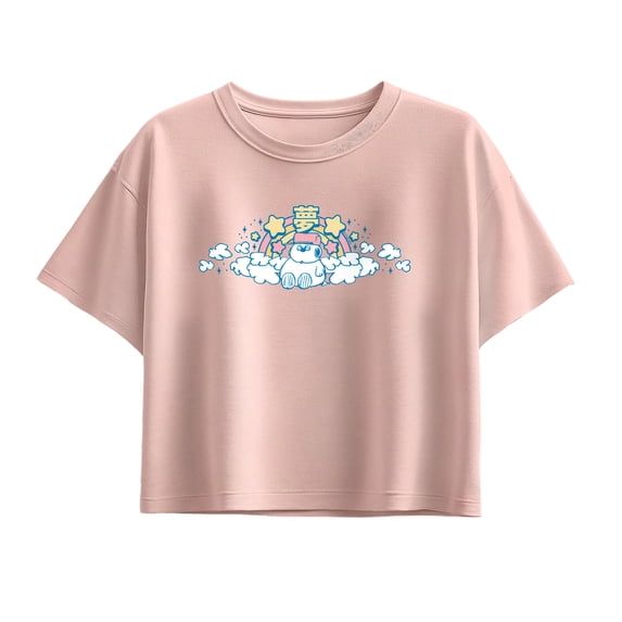 Peanuts - Olaf Kawaii - Youth Girl Short Sleeve Boxy Tee