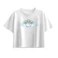 thumbnail image 1 of Peanuts - Olaf Kawaii - Youth Girl Short Sleeve Boxy Tee, 1 of 5