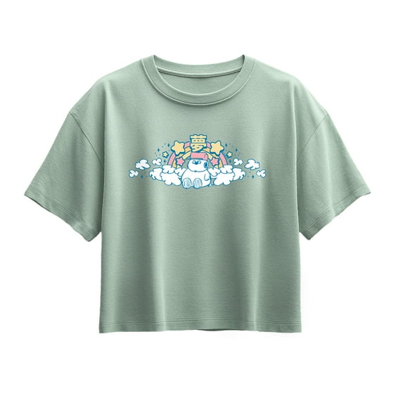 Peanuts - Olaf Kawaii - Youth Girl Short Sleeve Boxy Tee