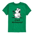 thumbnail image 1 of Peanuts - Olaf Snack Enthusiast - Toddler And Youth Short Sleeve Tee, 1 of 5