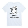 thumbnail image 1 of Peanuts - Olaf Snack Enthusiast - Toddler And Youth Short Sleeve Tee, 1 of 5