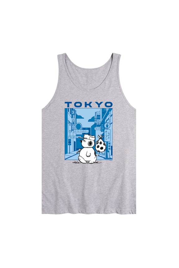 - Olaf Tokyo Street - Men's Sleeveless Graphic Tank