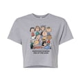 thumbnail image 1 of Peanuts - One Of The Gang - Juniors Cropped Graphic T-Shirt, 1 of 5