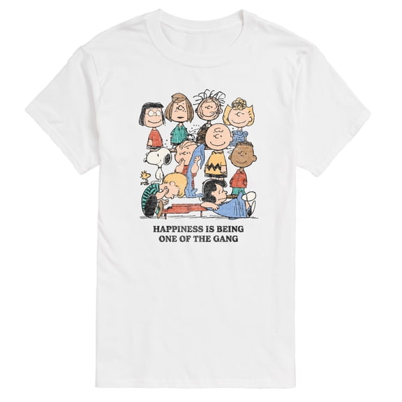 Peanuts - Happiness Is - Men's Short Sleeve Graphic T-Shirt