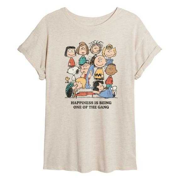 Peanuts - One Of The Gang - Women's Oversized Graphic T-Shirt