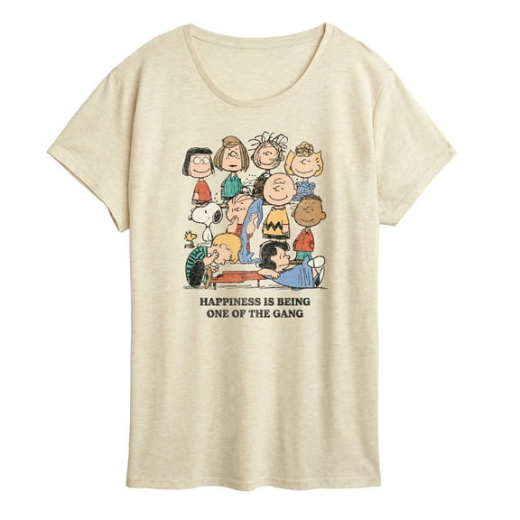 Peanuts - One Of The Gang - Women's Short Sleeve Graphic T-Shirt