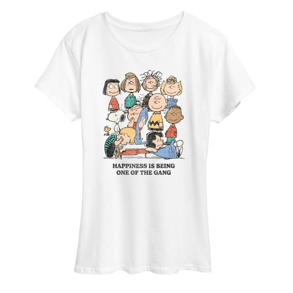 Peanuts - One Of The Gang - Women's Short Sleeve Graphic T-Shirt