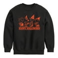 thumbnail image 1 of Peanuts - Orange Happy Halloween - Toddler & Youth Crewneck Fleece Sweatshirt, 1 of 6