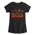 thumbnail image 1 of Peanuts - Orange Happy Halloween - Toddler & Youth Girls Short Sleeve Graphic T-Shirt, 1 of 6
