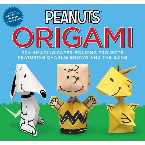 Peanuts Origami: 20+ Amazing Paper-Folding Projects Featuring Charlie Brown and the Gang, (Paperback)