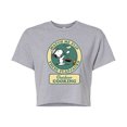 thumbnail image 1 of Peanuts - Outdoor Cooking Badge - Juniors Cropped Cotton Blend T-Shirt, 1 of 5