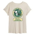 thumbnail image 1 of Peanuts - Outdoor Cooking Badge - Women's Oversized T-Shirt, 1 of 5