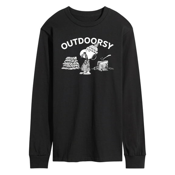 Peanuts - Outdoorsy Snoopy - Men's Long Sleeve T-Shirt