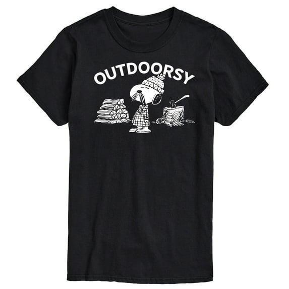 Peanuts - Outdoorsy Snoopy - Men's Short Sleeve Graphic T-Shirt