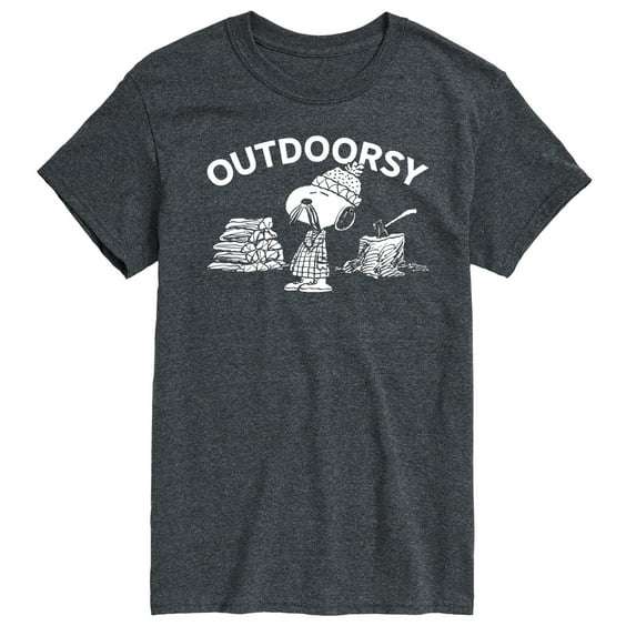 Peanuts - Outdoorsy Snoopy - Men's Short Sleeve Graphic T-Shirt