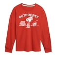 thumbnail image 1 of Peanuts - Outdoorsy Snoopy - Toddler & Youth Long Sleeve Graphic T-Shirt, 1 of 6