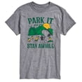 thumbnail image 1 of Peanuts - Park It And Stay Awhile - Men's Short Sleeve Graphic T-Shirt, 1 of 5