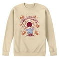 thumbnail image 1 of Peanuts - Pass The Pie - Men's Long Sleeve Crew Fleece Sweatshirt, 1 of 4