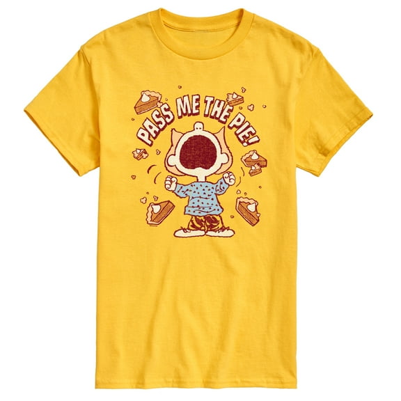 Peanuts - Pass The Pie - Men's Short Sleeve Graphic T-Shirt