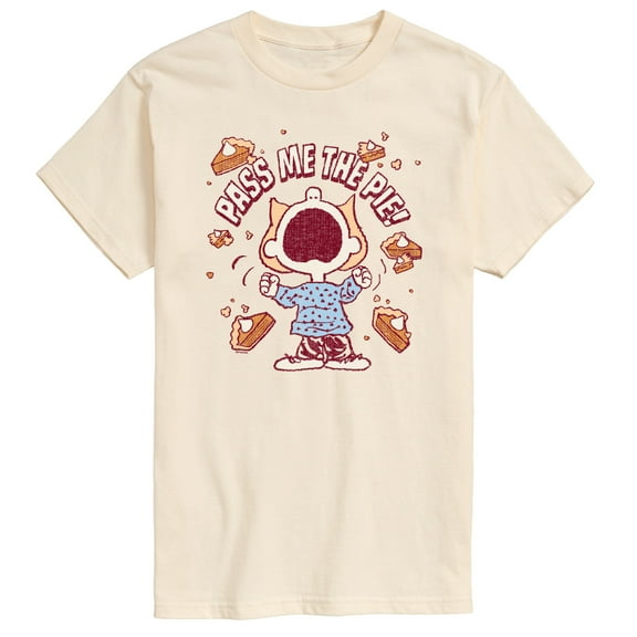 Peanuts - Pass The Pie - Men's Short Sleeve Graphic T-Shirt