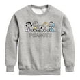 thumbnail image 1 of Peanuts - Pastel Group  - Toddler & Youth Crewneck Fleece Sweatshirt, 1 of 5