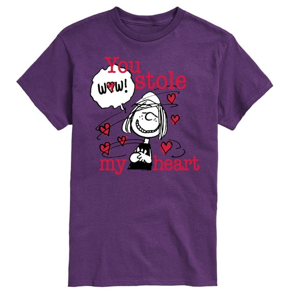 Peanuts - Patty Stole My Heart - Men's Short Sleeve Graphic T-Shirt