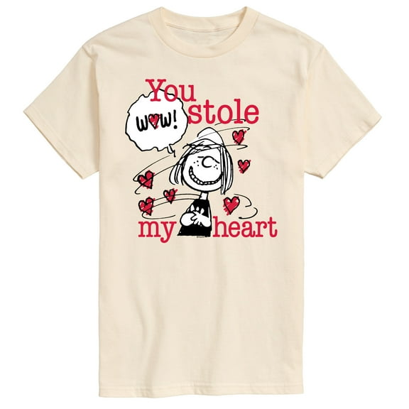Peanuts - Patty Stole My Heart - Men's Short Sleeve Graphic T-Shirt