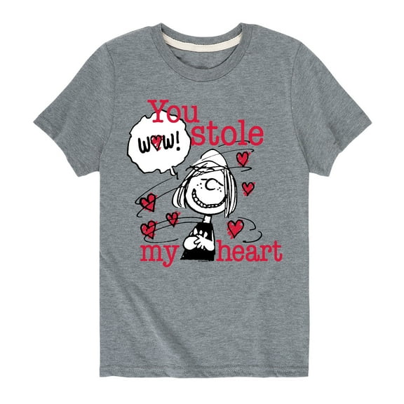Peanuts - Patty Stole My Heart  - Toddler And Youth Short Sleeve Graphic T-Shirt