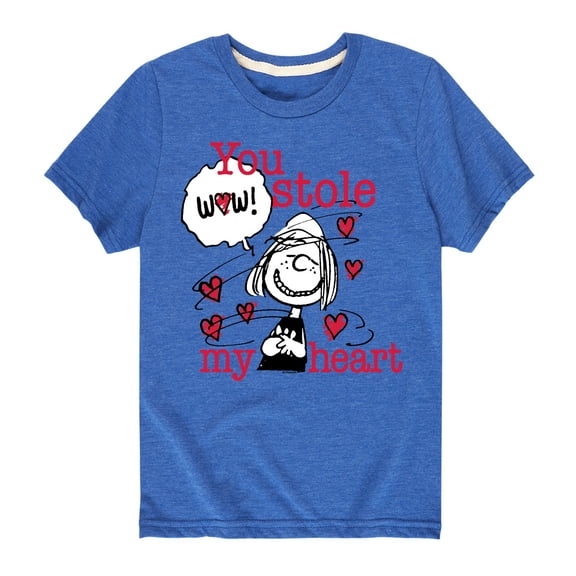 Peanuts - Patty Stole My Heart - Toddler And Youth Short Sleeve Graphic T-Shirt