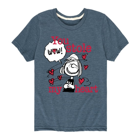 Peanuts - Patty Stole My Heart - Toddler And Youth Short Sleeve Graphic T-Shirt