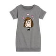 thumbnail image 1 of Peanuts - Patty Valentines - Toddler & Youth Girls Fleece Dress, 1 of 6