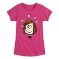 thumbnail image 1 of Peanuts - Patty Valentines - Toddler & Youth Girls Short Sleeve Graphic T-Shirt, 1 of 6