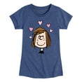thumbnail image 1 of Peanuts - Patty Valentines - Toddler & Youth Girls Short Sleeve Graphic T-Shirt, 1 of 6