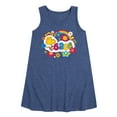thumbnail image 1 of Peanuts - Peace Floral & Colorful Woodstock - Toddler & Youth Girls A-line Dress, 1 of 6