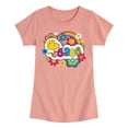 thumbnail image 1 of Peanuts - Peace Floral & Colorful Woodstock - Toddler & Youth Girls Short Sleeve Graphic T-Shirt, 1 of 6