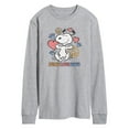 thumbnail image 1 of Peanuts - Peace Love Dogs - Men's Long Sleeve T-Shirt, 1 of 6