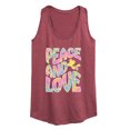 thumbnail image 1 of Peanuts - Peace & Love - Woodstock - Women's Racerback Tank Top, 1 of 6