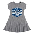 thumbnail image 1 of Peanuts - Peanut's Ski Shop - Toddler And Youth Girls Fit And Flare Dress, 1 of 1