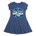 thumbnail image 1 of Peanuts - Snoopy and Woodstock Ski Shop - Toddler And Youth Girls Fit And Flare Dress, 1 of 5