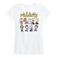 thumbnail image 1 of Peanuts - Peanuts Characters - Women's Short Sleeve Graphic T-Shirt, 1 of 6