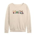 thumbnail image 1 of Peanuts - Peanuts Christmas Group - Women's French Terry Long Sleeve Pullover, 1 of 5