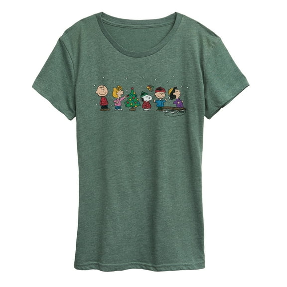 Peanuts - Peanuts Christmas Group - Women's Short Sleeve Graphic T-Shirt