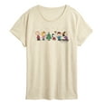 thumbnail image 1 of Peanuts - Peanuts Christmas Group - Women's Short Sleeve Graphic T-Shirt, 1 of 5