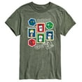 thumbnail image 1 of Peanuts - Peanuts Christmas Stamps - Men's Short Sleeve Graphic T-Shirt, 1 of 5