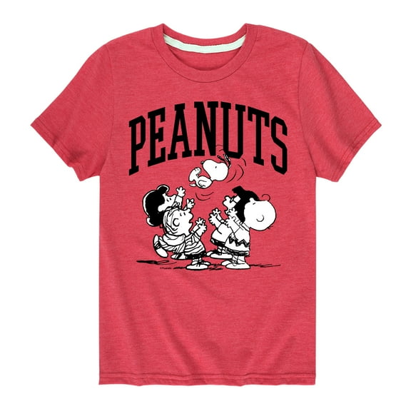 Peanuts - Peanuts Collegiate Art - Toddler And Youth Short Sleeve Graphic T-Shirt