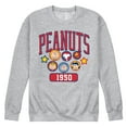thumbnail image 1 of Peanuts - Peanuts Crew Athletic - Men's Crew Neck Fleece Pullover, 1 of 6