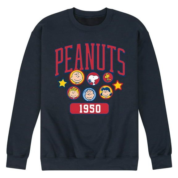 Peanuts - Peanuts Crew Athletic - Men's Crew Neck Fleece Pullover