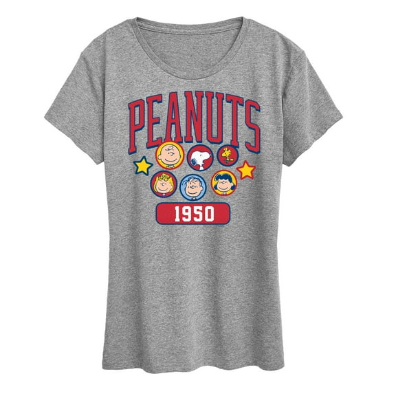 Peanuts - Peanuts Crew Athletic - Women's Short Sleeve Graphic T-Shirt