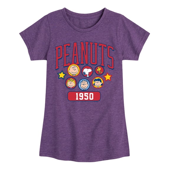 Peanuts - Peanuts Crew Athletic - Youth Girls Short Sleeve Tee