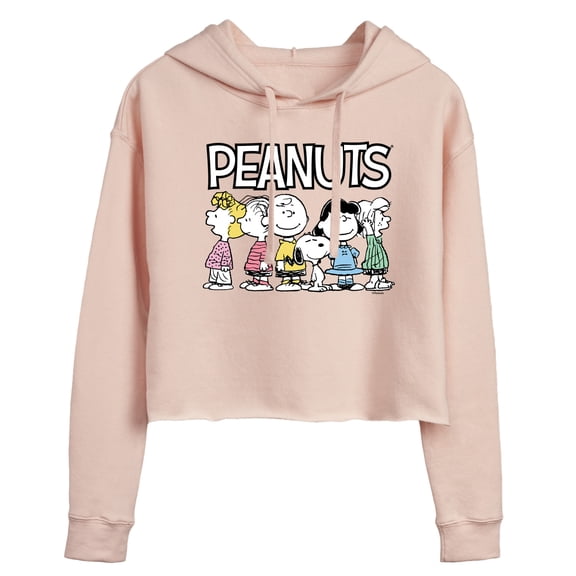 Peanuts - Peanuts Crew - Juniors Cropped Pullover Hoodie